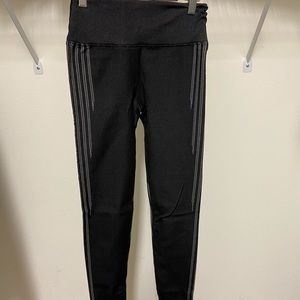 High-waisted seamless rib leggings